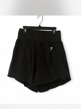 Gymshark Black High-Waist Athletic Flow Shorts